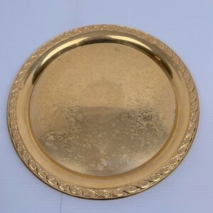 Vintage Wm Rogers & Son Spring Flower 2070/10 Electroplated With 24Kt Gold Plate